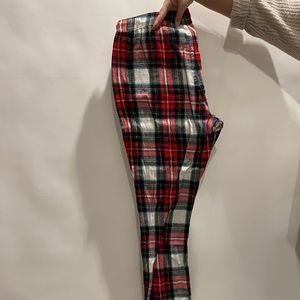 Plaid PJ Set